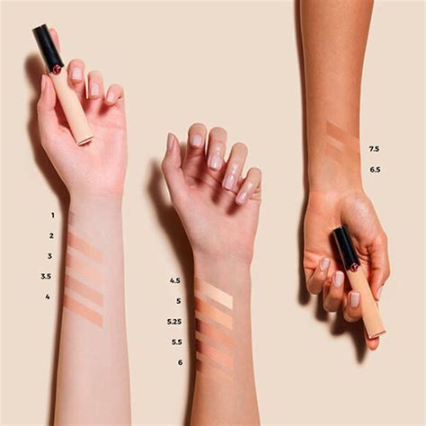 armani power fabric concealer swatches.